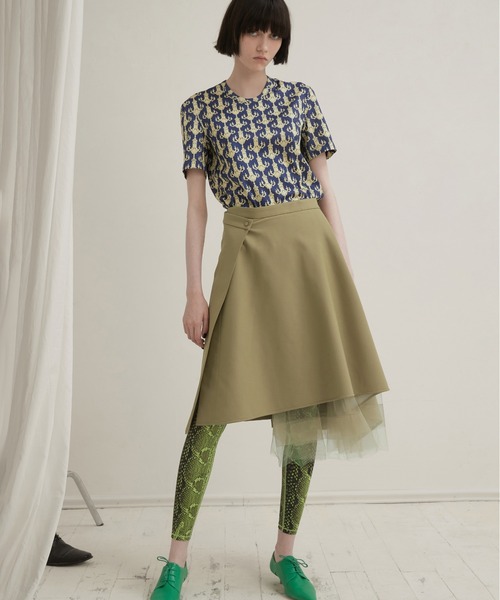 「JNBY」 半袖Tシャツ 36 イエロー系その他3 レディース_画像8