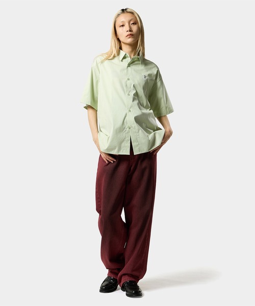 「HUF」 半袖シャツ X-LARGE ライトブルー メンズ_画像3