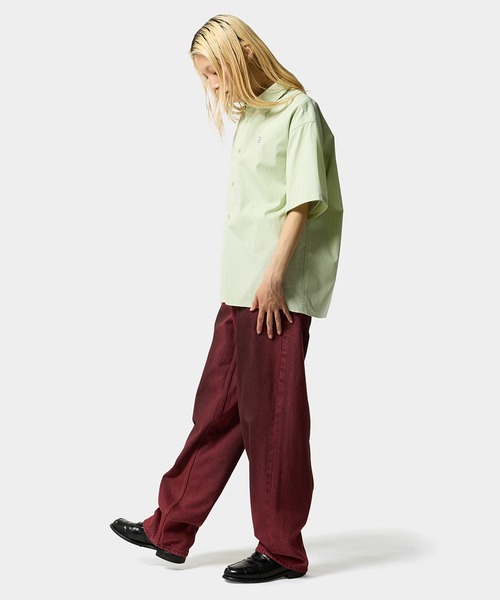 「HUF」 半袖シャツ X-LARGE ライトブルー メンズ_画像4
