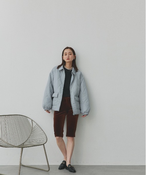 ad thie(アドティエ) カバーオール パデッドキルト 襟付きジャケット ad thie(アドティエ) カバーオール パデッドキルト 襟付きジャケット
