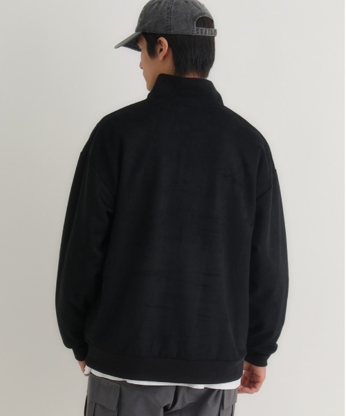 BACK NUMBER トレーナー スウェット 「BACK NUMBER」フェイクスエード