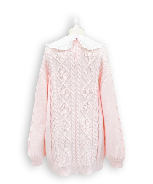 Honey Cinnamon（ハニーシナモン） ワンピース 配色ヨークコットン