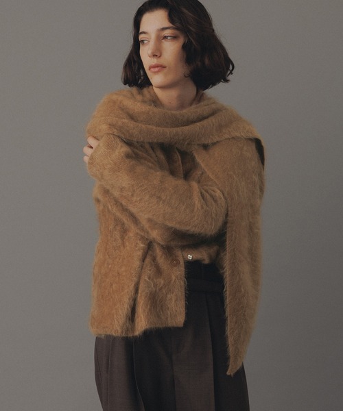 【新品】ADAM ET ROPE' ウールカシミヤカーディガン ADAM ET ROPE'（アダムエロペ）の「ウールカシミヤカーディガン