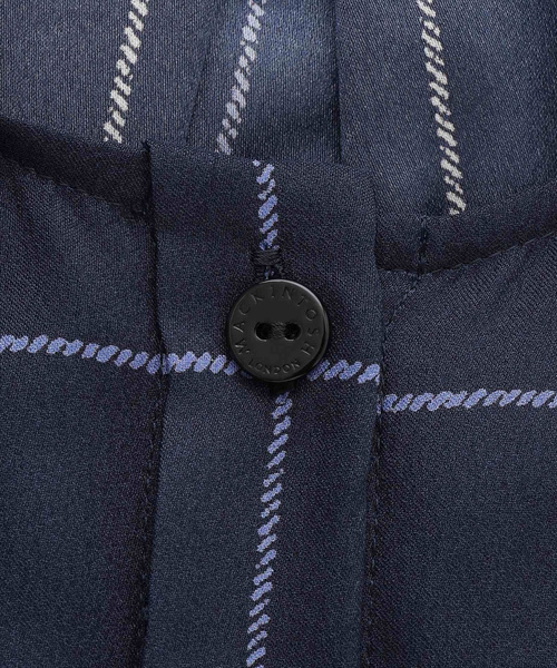 「MACKINTOSH LONDON」 半袖ブラウス 38 ネイビー レディース_画像9