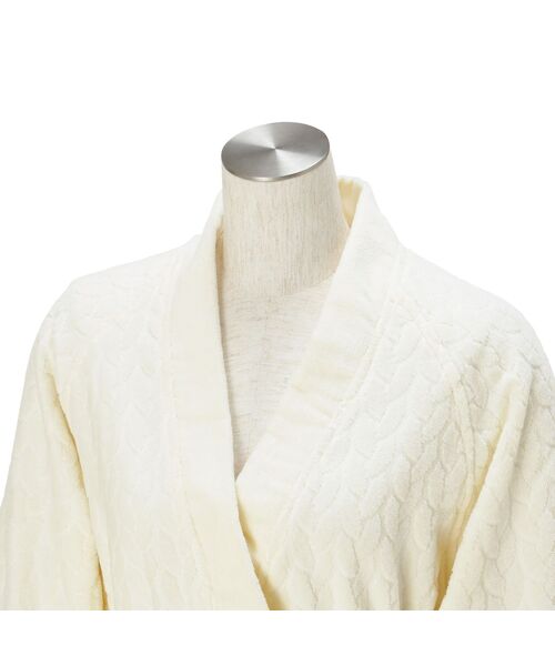 Francfranc（フランフラン） タオル ノルディック バスローブ ホワイト