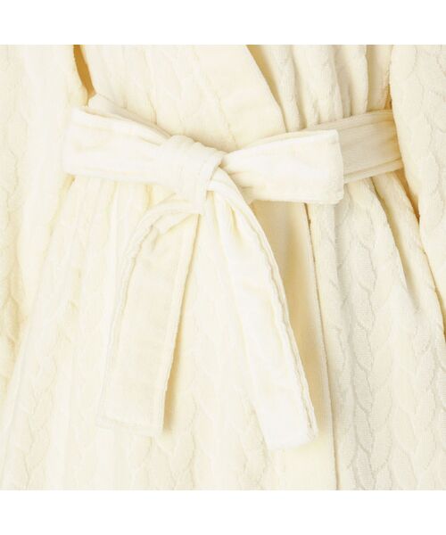 Francfranc（フランフラン） タオル ノルディック バスローブ ホワイト