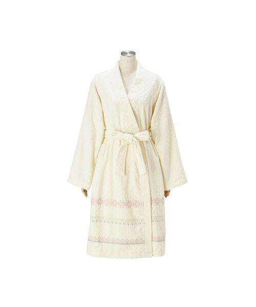Francfrancバスローブ Francfranc（フランフラン） タオル ノルディック バスローブ ホワイト