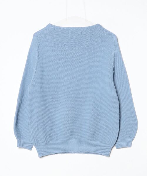 「d'un a dix」 長袖ニット 38 ブルー レディース_画像2