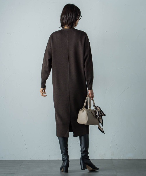 LAUTREAMONT（ロートレアモン） ワンピース 「WEB限定」Vネックニット