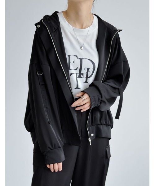 「Re:EDIT」 ブルゾン MEDIUM グレー系その他 レディース_画像6