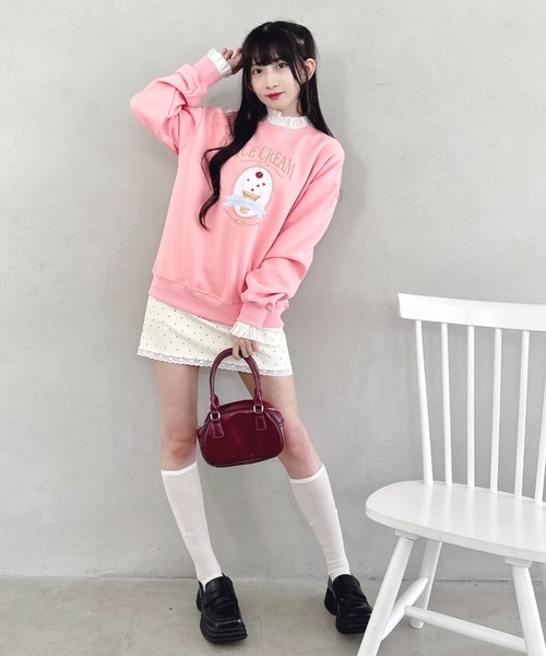 Loueme トレーナー スウェット アイスクリームショップスウェット