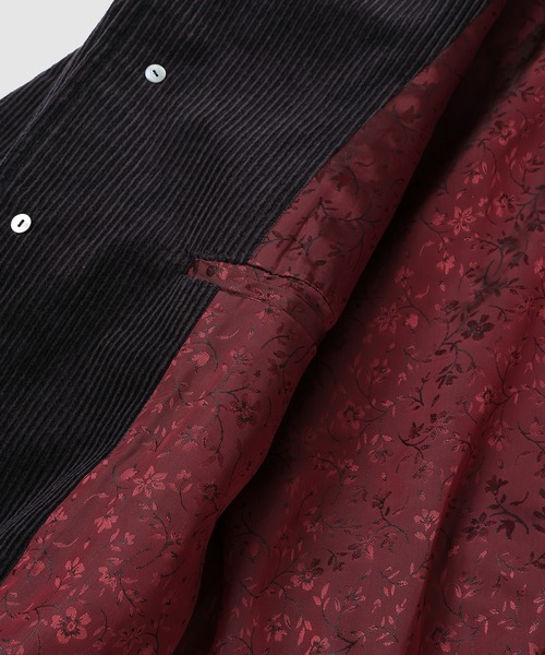 コート ジャケット CORDUROY WAIST BELTED HALF COAT HL メンズ レディースの画像