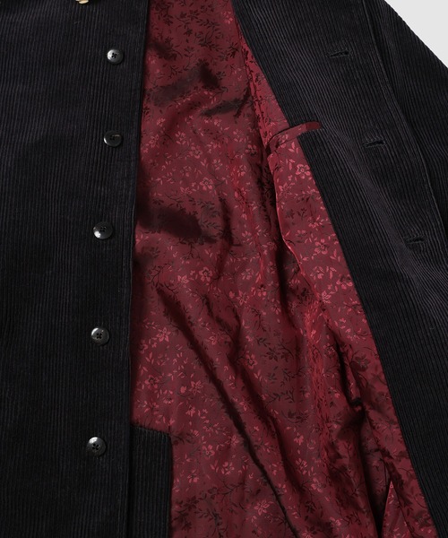 コート ジャケット CORDUROY WAIST BELTED HALF COAT HL メンズ レディースの画像