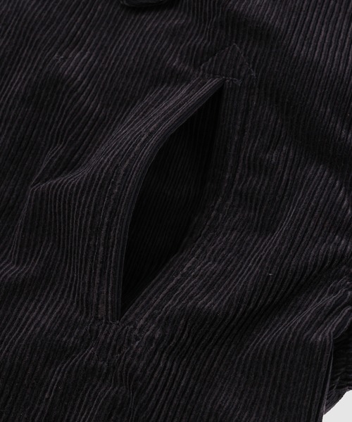 コート ジャケット CORDUROY WAIST BELTED HALF COAT HL メンズ レディースの画像