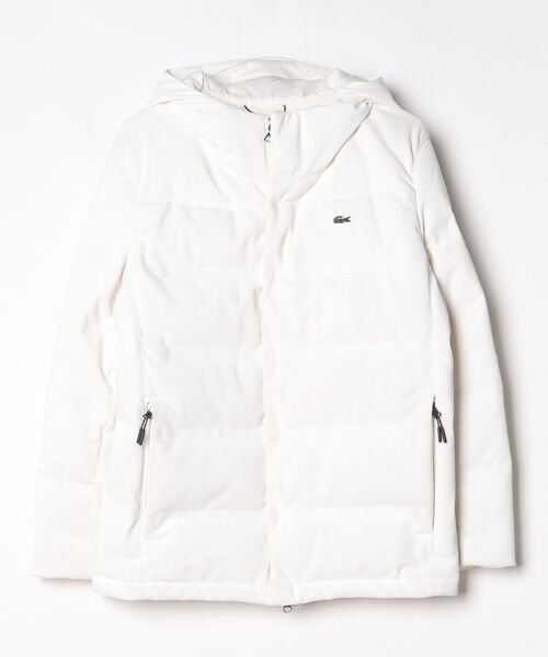 LACOSTE（ラコステ） ダウンジャケット 48 ホワイト メンズ : ZOZOTOWN
