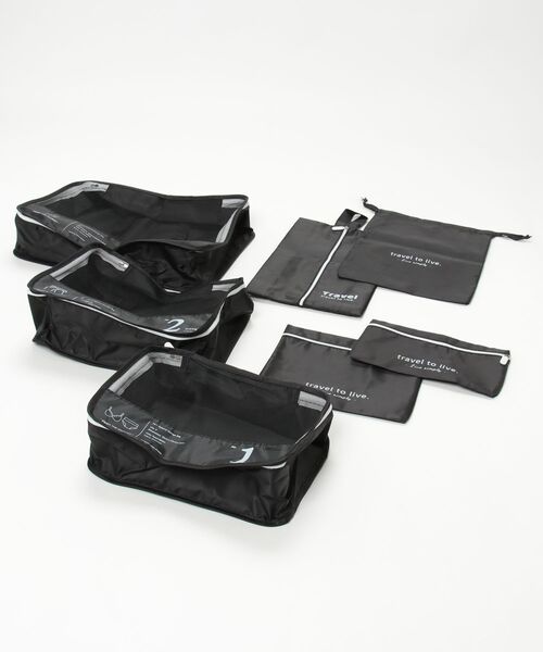 旅行 トラベルポーチ 7点セット ポーチ メッシュ 旅行収納ポーチ