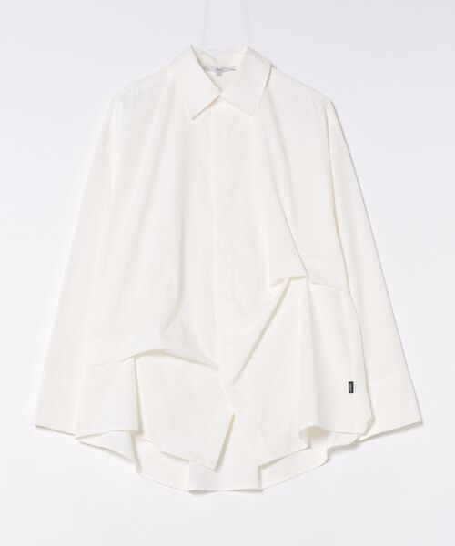 UN3D. ホワイト長袖シャツ UN3D.（アンスリード） 長袖シャツ 38 ホワイト レディース : ZOZOTOWN