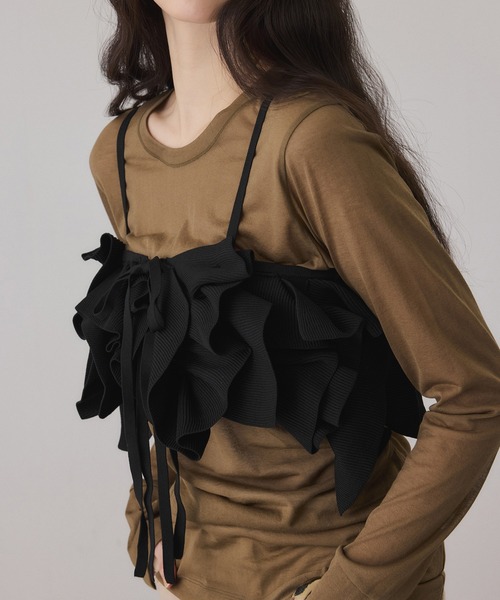 ADAM ET ROPE'（アダムエロペ） ベスト ジレ 「サステナブル」ニット