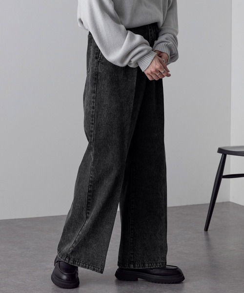 「MONO-MART」 デニムパンツ L グレー メンズ_画像8