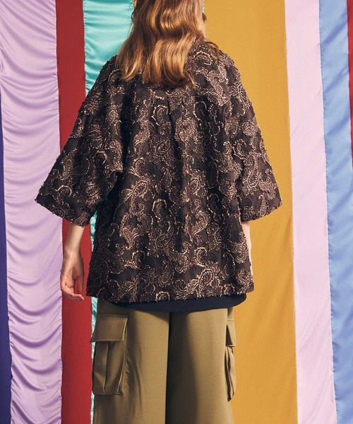 「MAISON SPECIAL」 半袖シャツ 1 ブルー メンズ_画像5