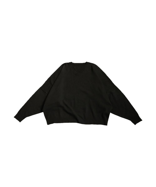 「antiqua」 長袖ニット ONESIZE パープル レディースの画像2
