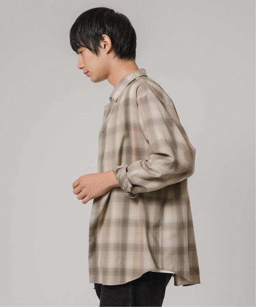 EDIFICE（エディフィス） シャツ SUPER 120's ウール チェック