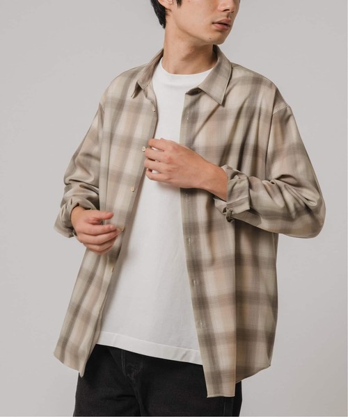 EDIFICE（エディフィス） シャツ SUPER 120's ウール チェック