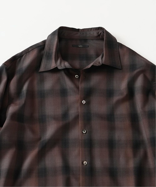 EDIFICE（エディフィス） シャツ SUPER 120's ウール チェック