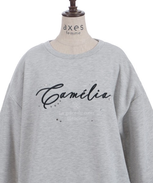 axes femme（アクシーズ ファム） トレーナー スウェット コットン