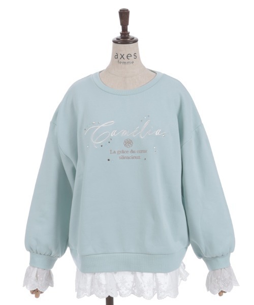 axes femme（アクシーズ ファム） トレーナー スウェット コットン