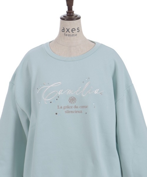 axes femme（アクシーズ ファム） トレーナー スウェット コットン