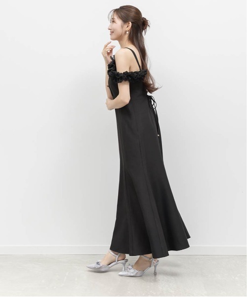 RANDA（ランダ） ワンピース レースフリルマーメイドキャミワンピース