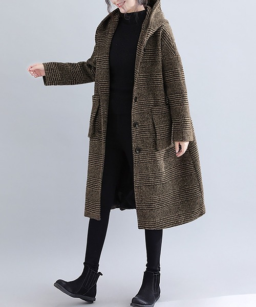 「NinaetLina」 コート M ブラウン レディース_画像2