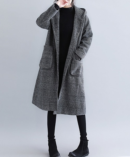 「NinaetLina」 コート M ブラウン レディース_画像8