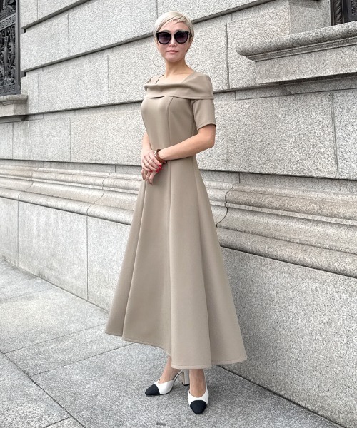 「JENNE」 半袖ワンピース SMALL ブラック レディース_1