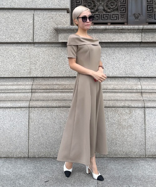 「JENNE」 半袖ワンピース SMALL ブラック レディース_2
