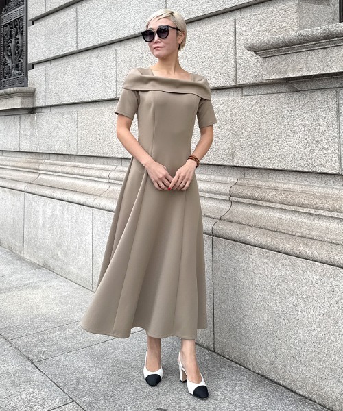 「JENNE」 半袖ワンピース SMALL ブラック レディース_8