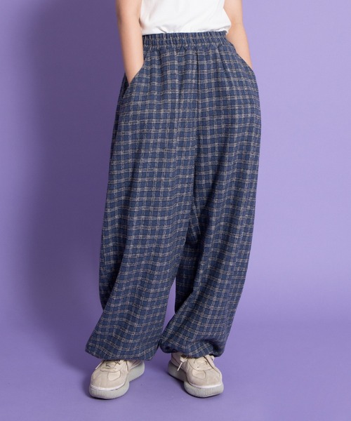 「PUNYUS」 イージーパンツ 1 ブルー レディース_画像2