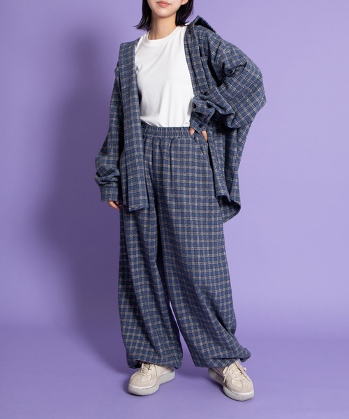 「PUNYUS」 イージーパンツ 1 ブルー レディース_画像4