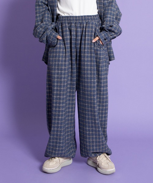 「PUNYUS」 イージーパンツ 1 ブルー レディース_画像7