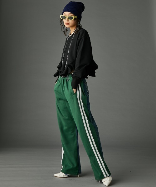 「GEVS.」 「SMILELAND」スウェットカットソー 5L ブルー レディース_画像5