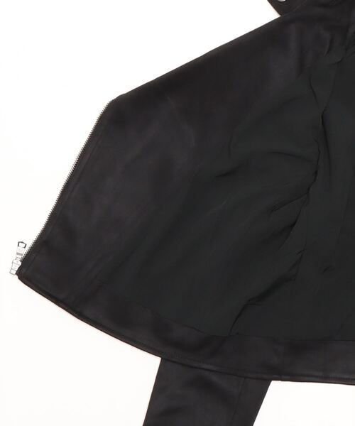 「BANANA REPUBLIC FACTORY STORE」 ライダースジャケット X-SMALL ブラック レディース_画像2