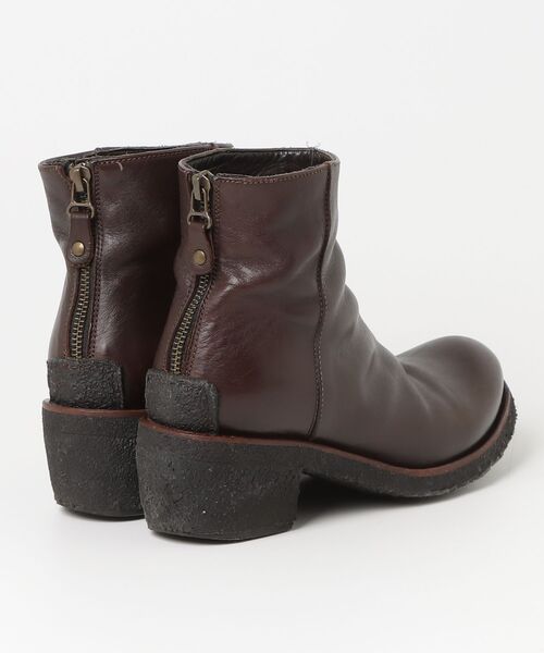 「punto pigro」 ショートブーツ 37 ブラウン レディース_画像2