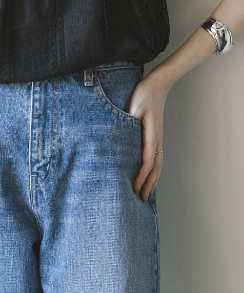 「SERGE de bleu」 デニムパンツ 23 ブルー レディース_画像2