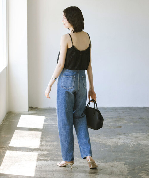 「SERGE de bleu」 デニムパンツ 23 ブルー レディース_画像5