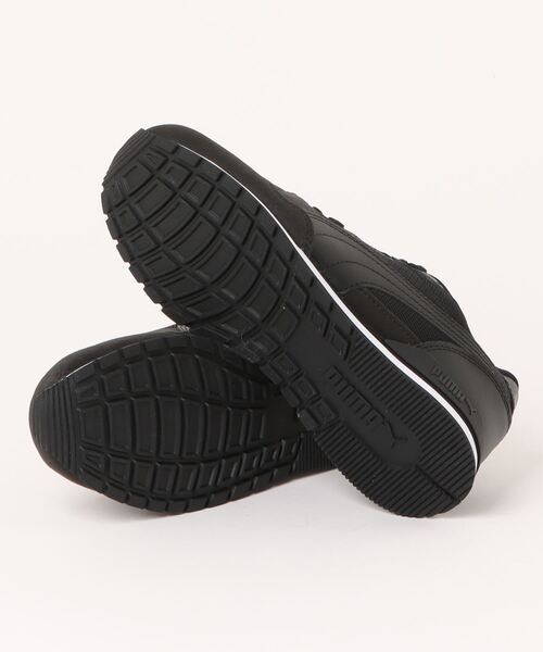 「PUMA」 ローカットスニーカー 24.5cm ブラック×ブラック レディース_画像3