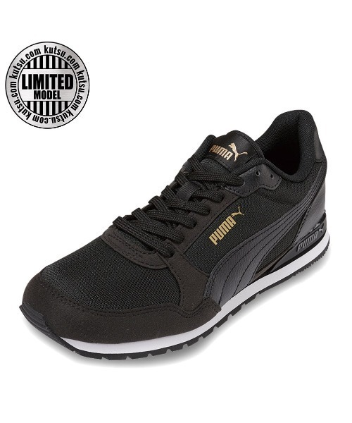 「PUMA」 ローカットスニーカー 24.5cm ブラック×ブラック レディース_画像4