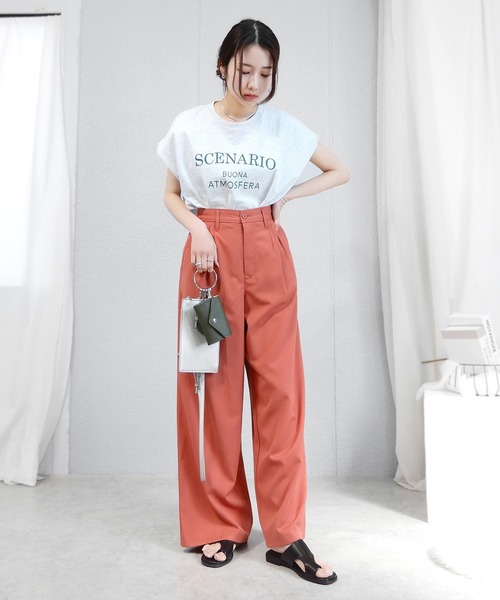 「minia」 フラットサンダル LL ブラウン レディース_画像3