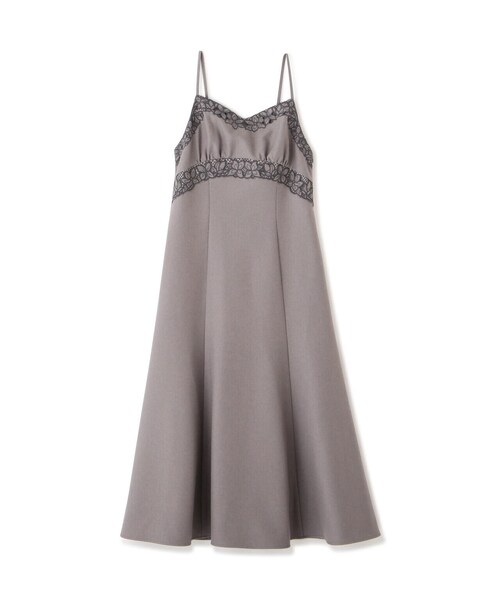 「PROPORTION BODY DRESSING」 キャミソールワンピース MEDIUM グレー レディース_画像2