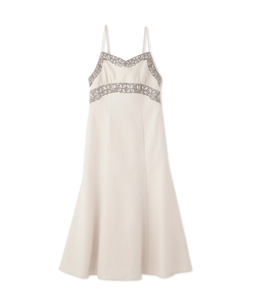 「PROPORTION BODY DRESSING」 キャミソールワンピース MEDIUM グレー レディース_画像9